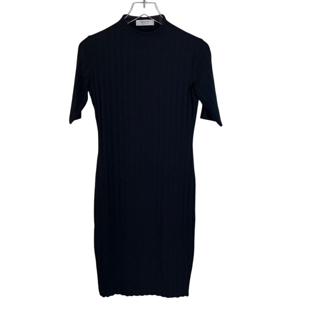Bailey 44 Little Black Dress High Neck Body-con Size Medium